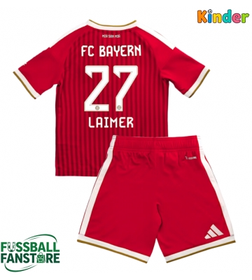 Bayern Munich Konrad Laimer #27 Replik Heimtrikot Kinder 2026-27 Kurzarm (+ Kurze Hosen)
